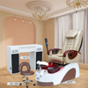 Elektrischer schwarz-goldener Fußbad-Massage-Maniküre-Pediküre-Stuhl