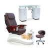 Moderner Luxus-Schönheits-Nagelsalon-Möbel-elektrischer rohrloser Whirlpool-Maniküre-Fuß-Badekurort-Massage-Pediküre-Stuhl für Verkauf