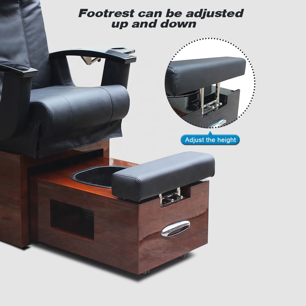 Fußbad-Pediküre-Stuhl ohne Klempnerarbeit mit Massage