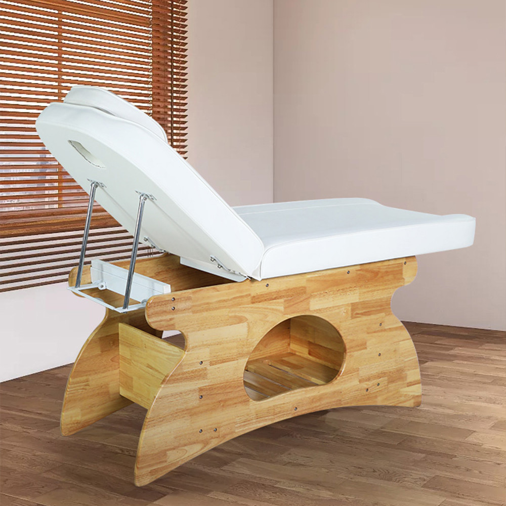 Holzwachstherapie-Massagetisch-Couch-Spa-Schönheits-Gesichtsbett