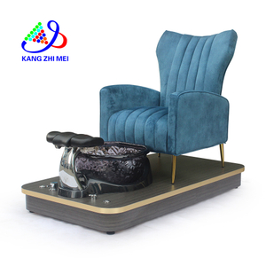 Eleganter Spa-Massage-Sofa-Badewanne aus Samt, König-Prinzessin-Maniküre-Pediküre-Stuhl