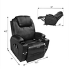 Modern European Style Home Lazy Boy Electric Power Lift Rise Single Lounge Leder Massage Beheizter Liegesessel