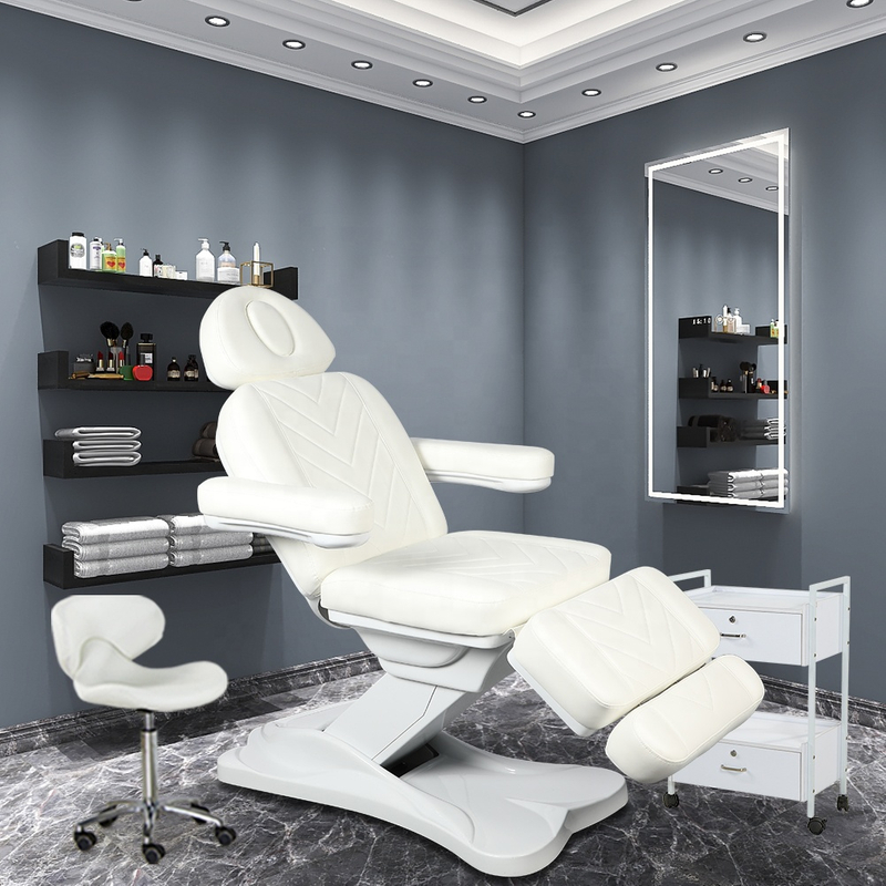 Reclining Salon Beauty Einstellbare beste Behandlung Elektrische Massage Gesichtsbett Kosmetik Couch Stuhl