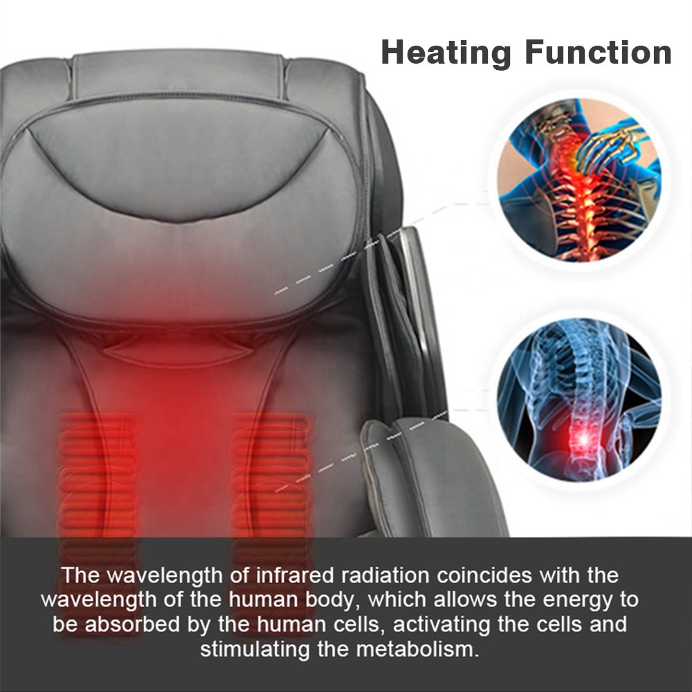 Best Home Luxury Full Body Electric Heat Recliner Thai Stretch 3D Robot Hand SL Track Zero Gravity Shiatsu 4D Massage Chair